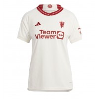 Camiseta Manchester United Kobbie Mainoo #37 Tercera Equipación Replica 2023-24 para mujer mangas cortas